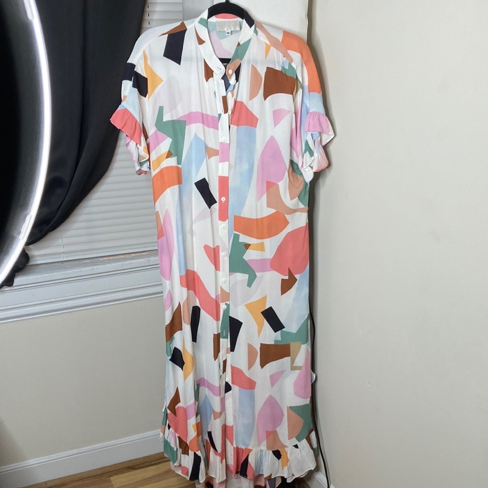 Anthropologie / CoryLynnCalter Multi Colored Dress